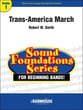 Trans-America March Concert Band sheet music cover